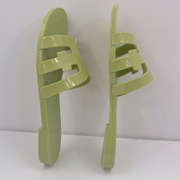 SAM EDELMAN BAY JELLY SLIDE SANDALS, WET JELLY LOOK, WOMENS SIZE 8M, EURO 38.5 - Picture 6 of 15